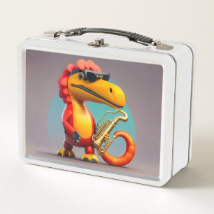 Cool Dinosaurus Metalen Lunchbox