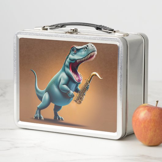 Cool Dinosaurus Metalen Lunchbox (In situ)