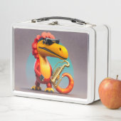 Cool Dinosaurus Metalen Lunchbox (In situ)