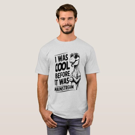 Cool Dinosaurus T-shirt - Funny T-Rex (Voorkant volledig)