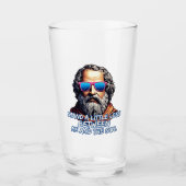 Cool Diogenes Quote Glas (Voorkant)
