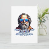 Cool Diogenes Quote Kaart (Staand voorkant)