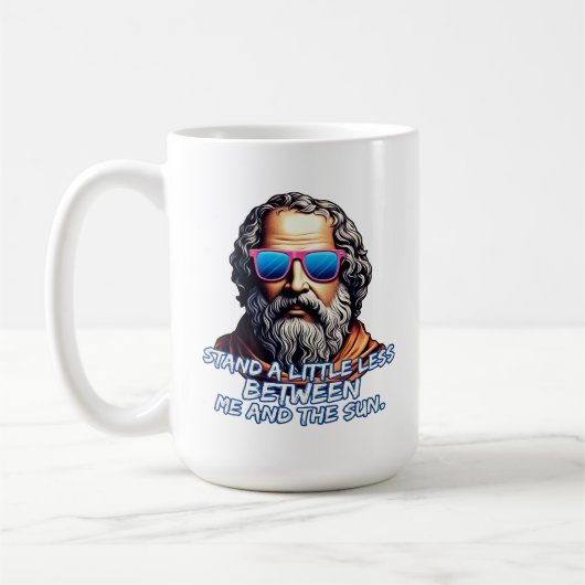 Cool Diogenes Quote Koffiemok (Links)