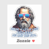 Cool Diogenes Quote Sticker (Vel)