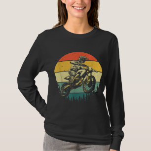 Cool Dirt Bike Art Mannen Women Motocross  Mot T-shirt
