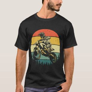 Cool Dirt Bike Art Mannen Women Motocross Mot T-shirt