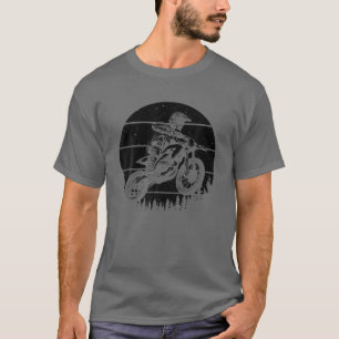 Cool Dirt Bike Art Mannen Women Motocross Mot T-shirt