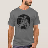 Cool Dirt Bike Art Mannen Women Motocross  Mot T-shirt (Voorkant)