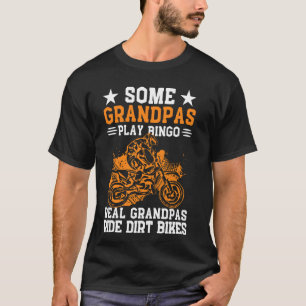 Cool Dirt Bike Art voor Opa Mannen Motorcross Dirt T-shirt