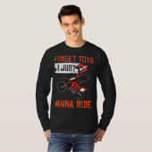 Cool Dirt Bike Gift voor jongens Mannen T-shirt (Voorkant volledig)