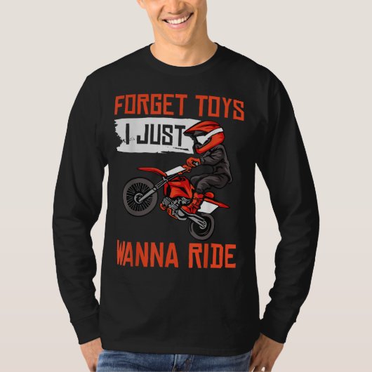 Cool Dirt Bike Gift voor jongens Mannen T-shirt (Voorkant)
