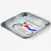 Cool Dirt Bike Masculine 16e verjaardag Papieren Bordje (Gebogen)