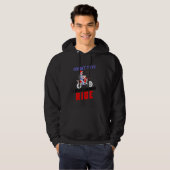 Cool Dirt Bike voor jongens Mannen Hoodie (Voorkant volledig)