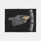 Cool Dirt Mountain Bike Quote In Dirt We Trust Bik Fleece Deken (Voorkant (Horizontaal))