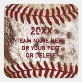 Cool Dirty Baseball Stickers GEPERSONALISEERD