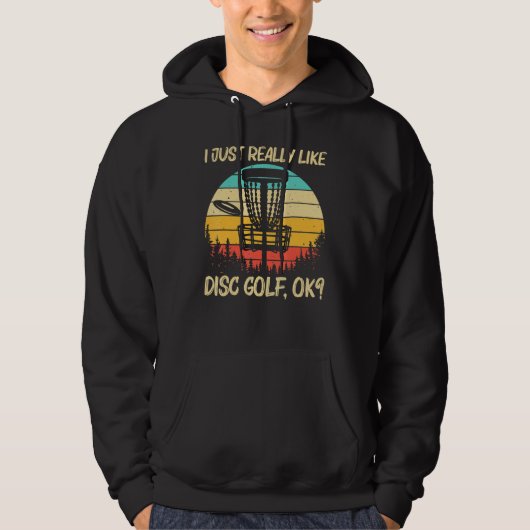 Cool Disc Golf For Men Women Disc Golf  Player Hoodie (Voorkant)