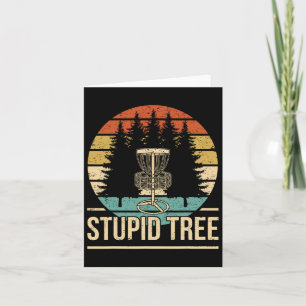 Cool Disc Golf Speler Citaat I Stomme Boom Kaart