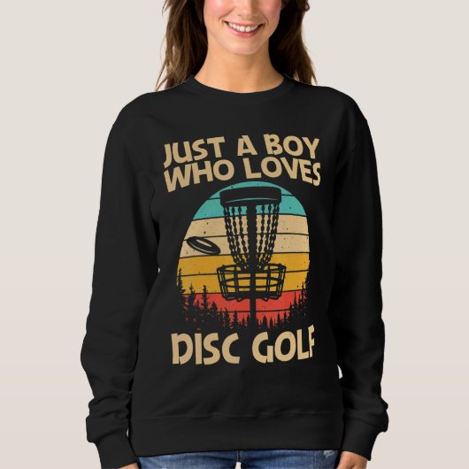 Cool Disc Golf voor Kinder schijf Golfspeler voor Trui (Voorkant)
