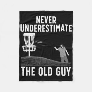 Cool Disc Golf Voor Mannen Vader Opa Disc Golf Spe Fleece Deken
