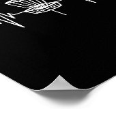 Cool Discgolf Design Voor Mannen Vrouwen Discgolf Poster (Hoek)