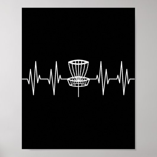 Cool Discgolf Design Voor Mannen Vrouwen Discgolf Poster (Voorkant)