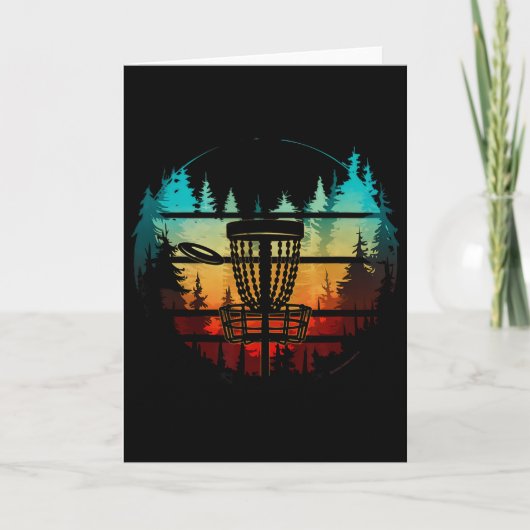 Cool Discgolf Tussen De Bomen Discgolf Kaart (Voorkant)