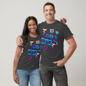 Cool Disco 80s  brillen Dance Party Retro T-shirt (Unisex)
