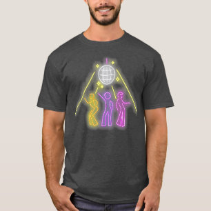 Cool Disco bal 80s Dance Party Retro T-shirt