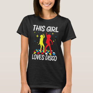 Cool Disco for Girls Kind 70s 80s Nightclub Music T-shirt