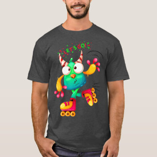 Cool Disco Roller Dance Party Retro T-shirt
