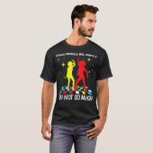 Cool Disco voor mannen 70s 80s Nightclub Music D T-shirt (Voorkant volledig)