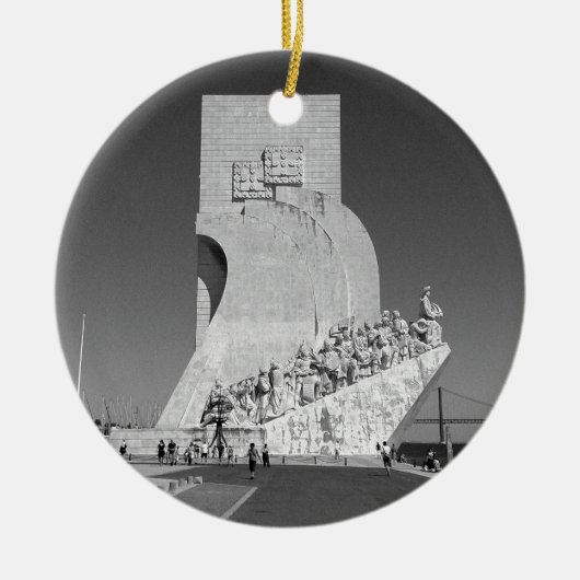 Cool Discovery Monument | Padrão Descobrimentos Keramisch Ornament (Voorkant)