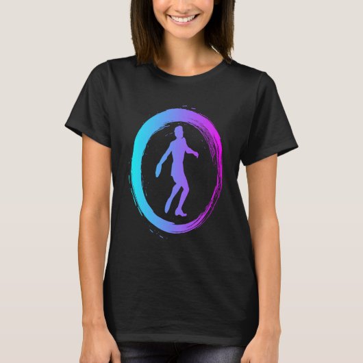 Cool discus throwing track and field t-shirt (Voorkant)