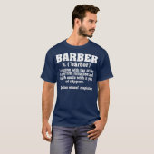 Cool Distress Best Barber Definition Cft T-shirt (Voorkant volledig)