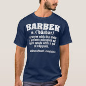 Cool Distress Best Barber Definition Cft T-shirt (Voorkant)