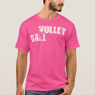 Cool Distressed Volleybal voor volleybalspelers T-shirt