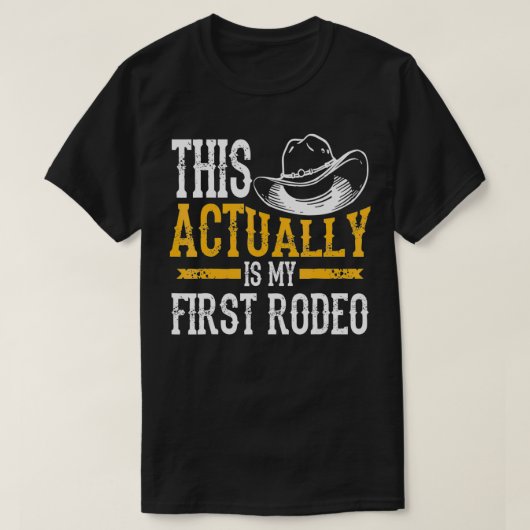 Cool dit is eigenlijk mijn eerste Rodeo Funny Cowb T-shirt (Design voorkant)
