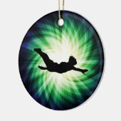 Cool Diving Keramisch Ornament (Links)