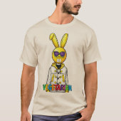Cool DJ Bunny Vegetarisch Heren T-shirt (Voorkant)