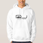 COOL DJ Equalizer HOODED SWEATSHIRT (Voorkant)