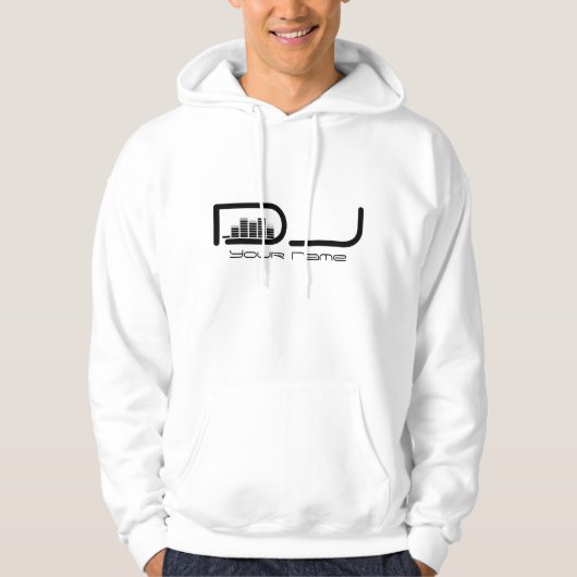 COOL DJ Equalizer HOODED SWEATSHIRT (Voorkant)