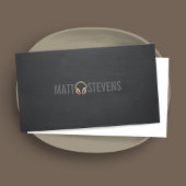 Cool DJ Gold Headphones Black Music 2 Visitekaartje