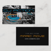 Cool DJ Music Club Entertainment Visitekaartje (Voorkant / Achterkant)