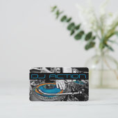 Cool DJ Music Club Entertainment Visitekaartje (Staand voorkant)