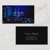 Cool DJ, Music, Club, Visitekaartje (Voorkant / Achterkant)