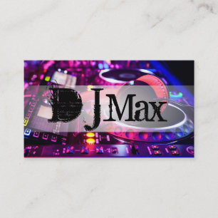 Cool DJ Music Entertainment Visitekaartje