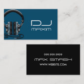 Cool DJ Music Visitekaartje (Voorkant / Achterkant)