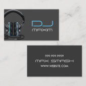 Cool DJ Music Visitekaartje (Voorkant / Achterkant)