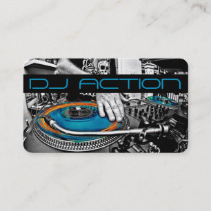 Cool DJ Muzieclub Entertainment Visitekaartje