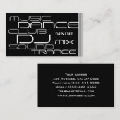 Cool DJ Visitekaartje (Voorkant / Achterkant)